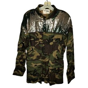 Savanna Jane Camouflage Sequin Jacket